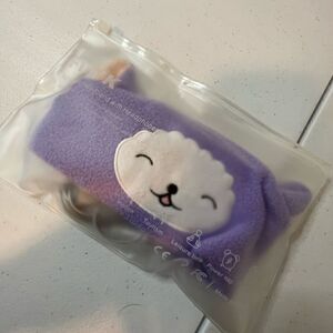 Firik purple adjustable headband with headphones